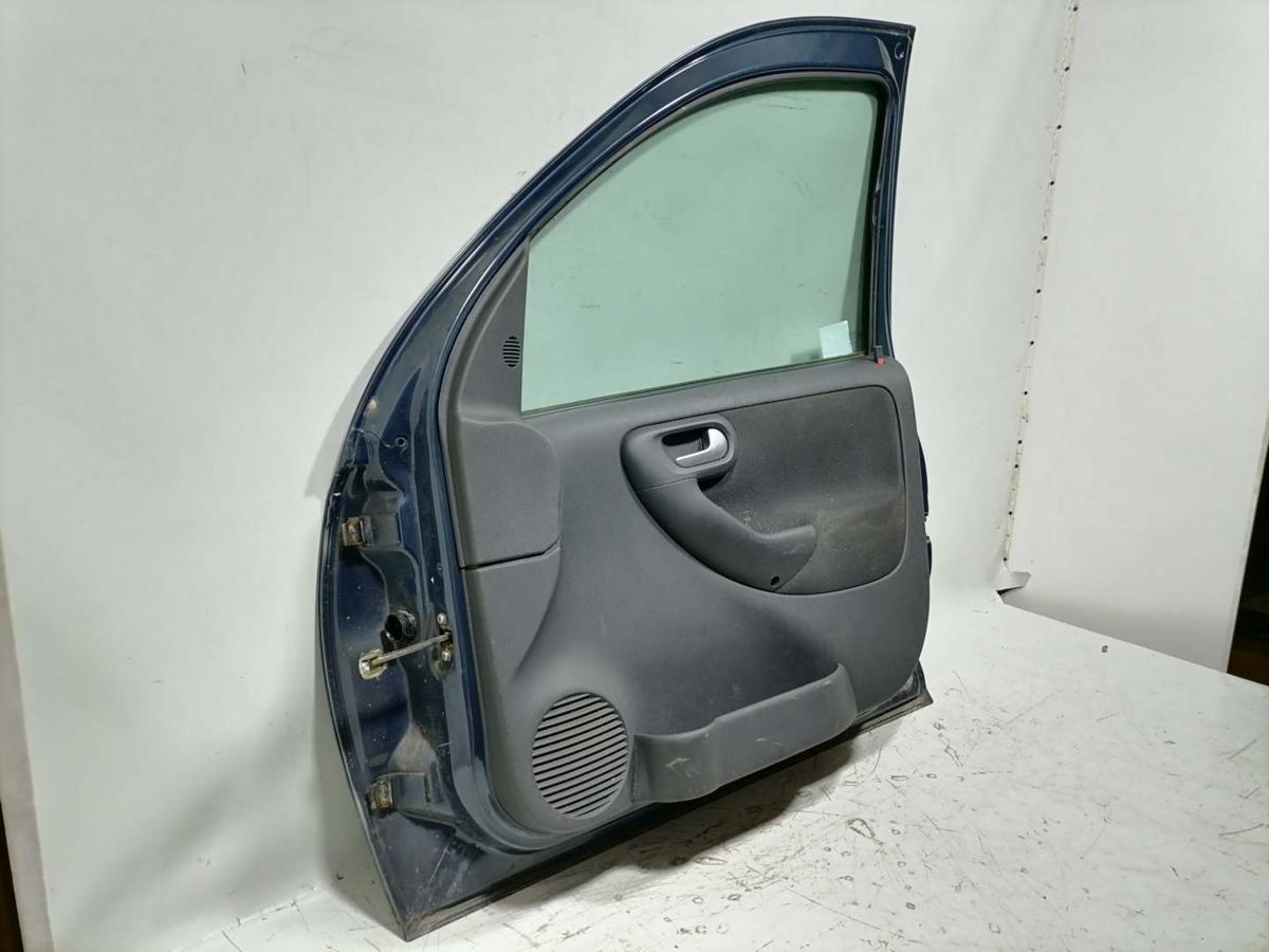 Opel Combo C original T&uuml;r vorn rechts Z168 Metroblau Rohbau BJ06